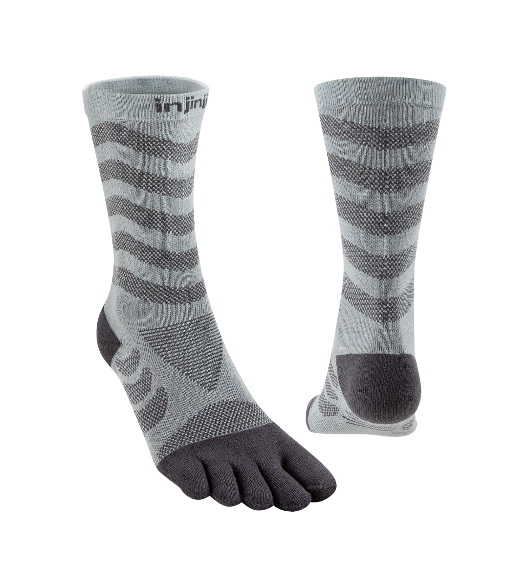 Injinji - Medias ULTRA RUN Crew Coolmax SLATE