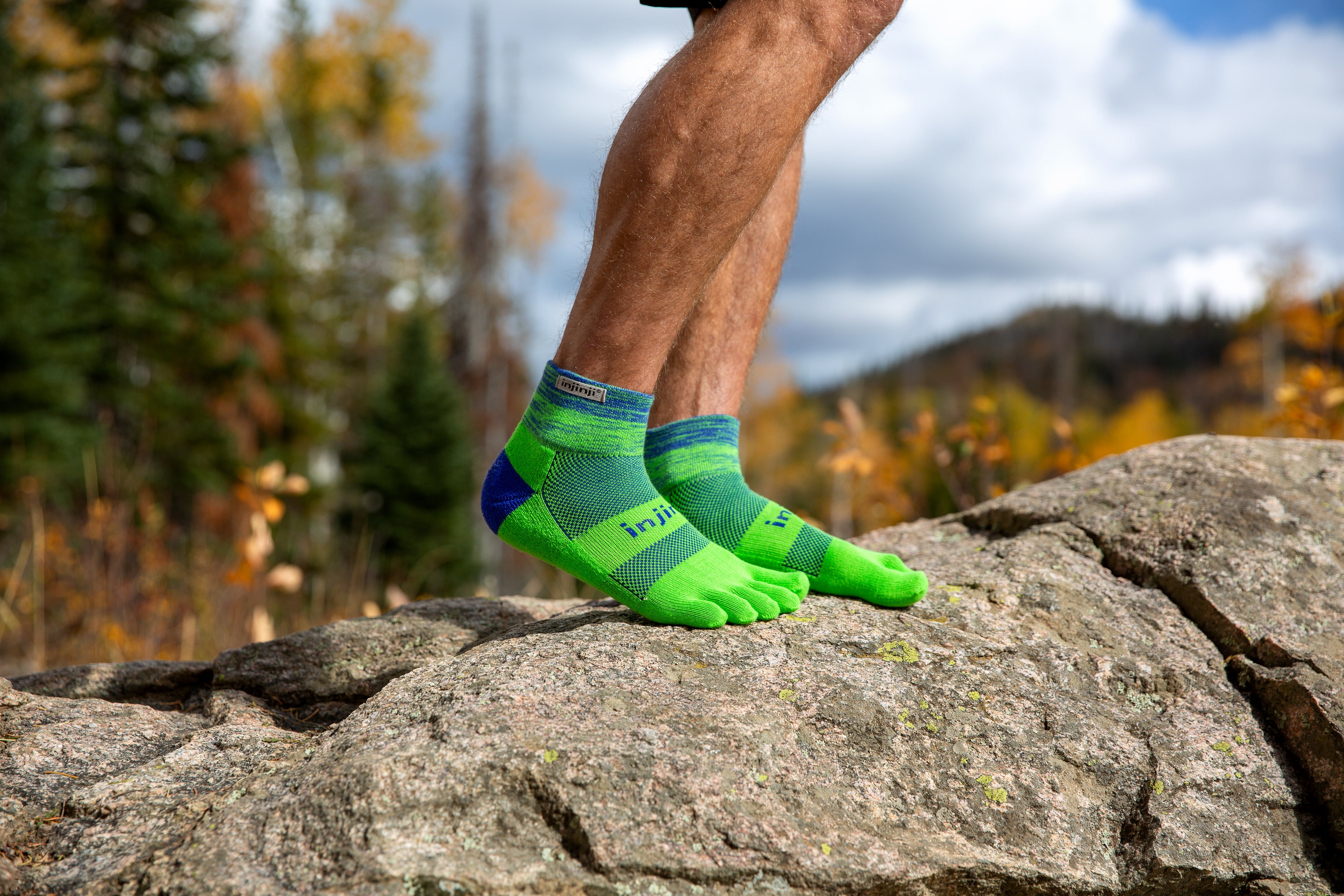 Injinji - Medias TRAIL Midweight Mini-Crew Coolmax CANOPY