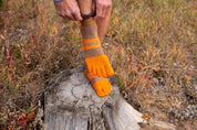 Injinji - Medias TRAIL Midweight Mini-Crew Coolmax Harvest