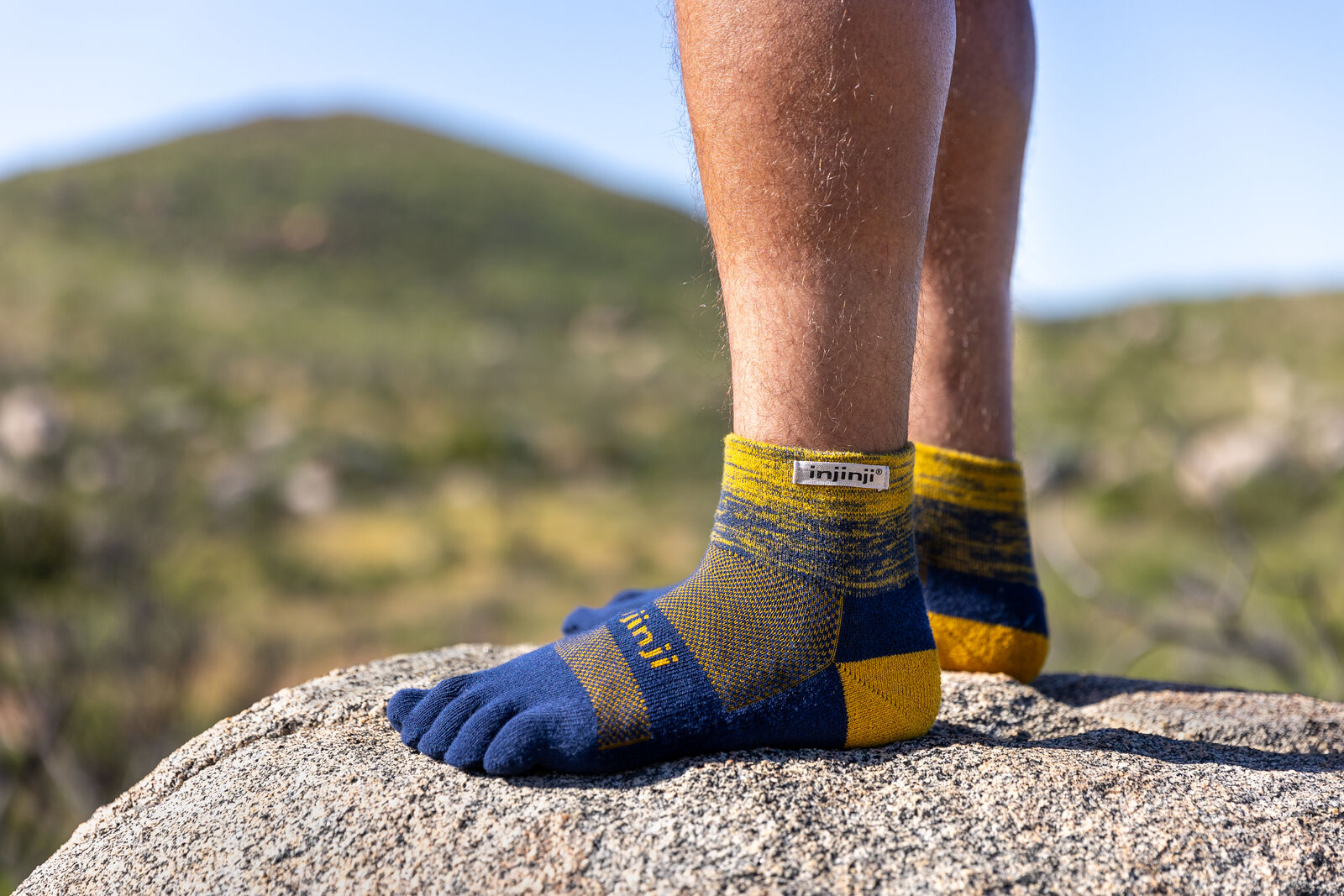 Injinji - Medias TRAIL Midweight Mini-Crew Coolmax Moonlite