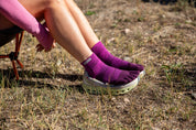 Injinji - Medias TRAIL Midweight Mini-Crew Coolmax VIOLET