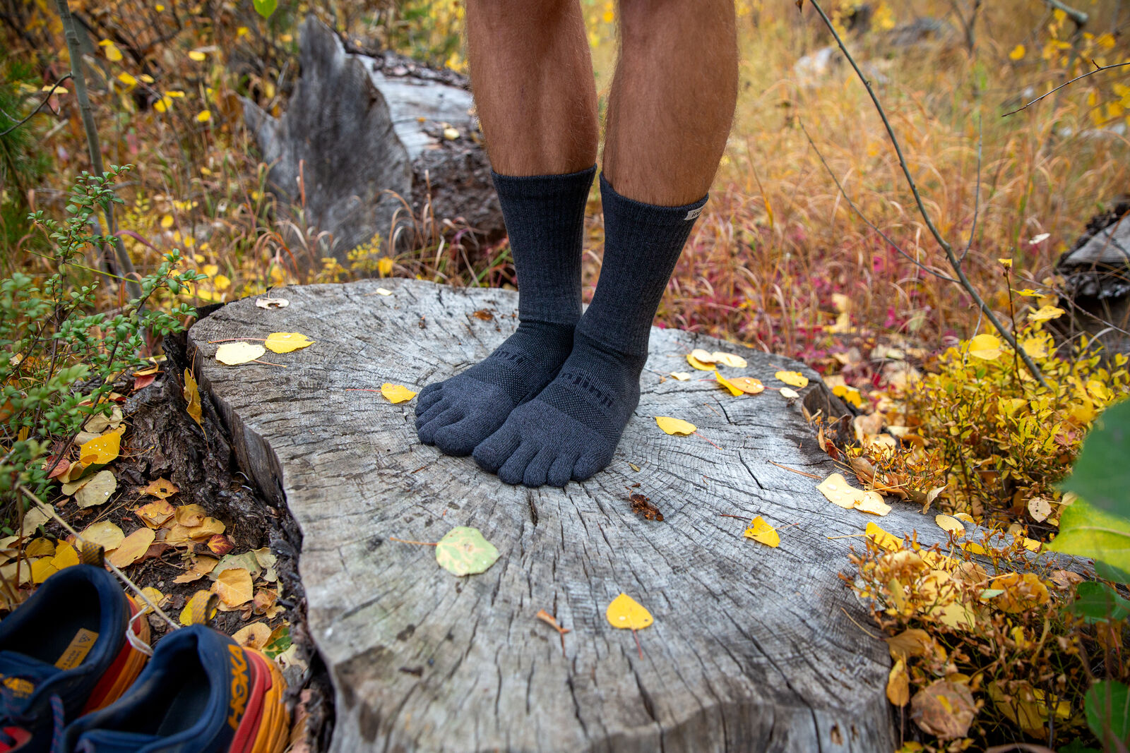 Injinji - Medias TRAIL Midweight Crew Coolmax Granite