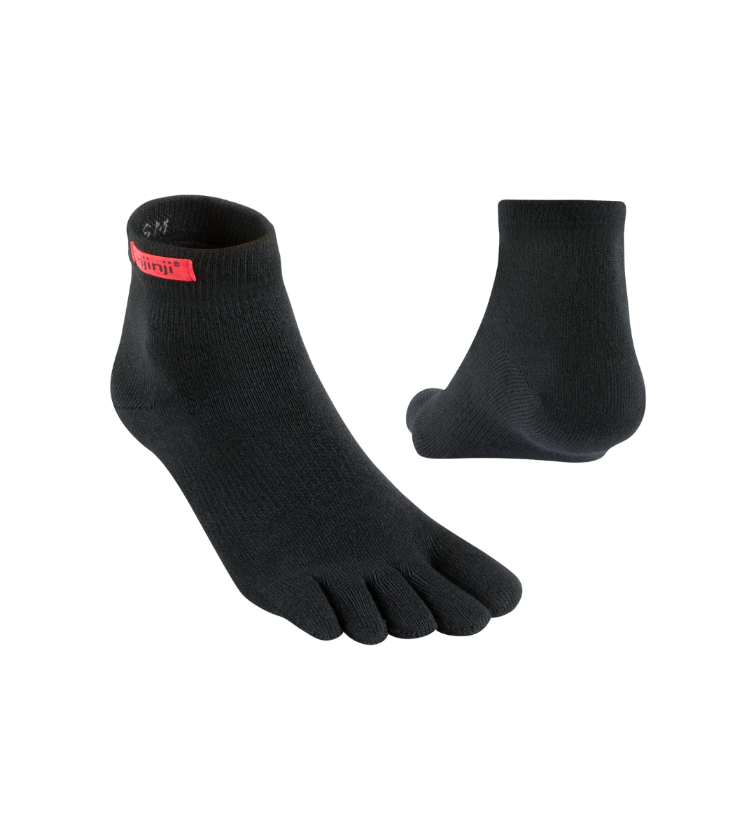 Injinji - Medias SPORT Black Mini-Crew Coolmax