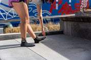 Injinji - Medias RUN Lightweight Mini-Crew Coolmax Negro