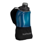 Botella de mano QuickSqueeze Lite - 12 oz Negra