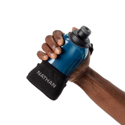 Botella de mano QuickSqueeze Lite - 12 oz Negra