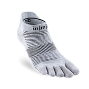 Injinji - Medias RUN Lightweight No Show Coolmax Gris