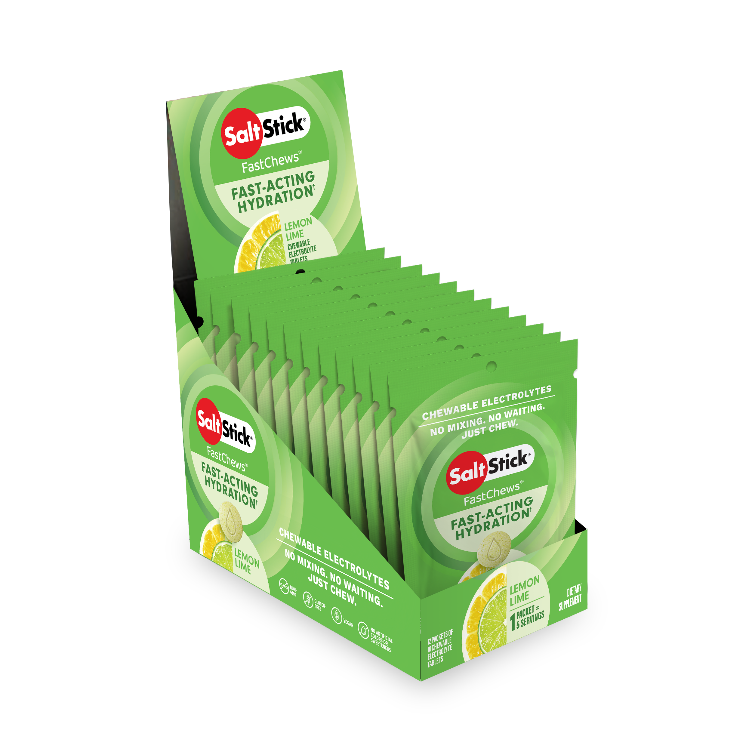 SaltStick Fastchews Lima Limón