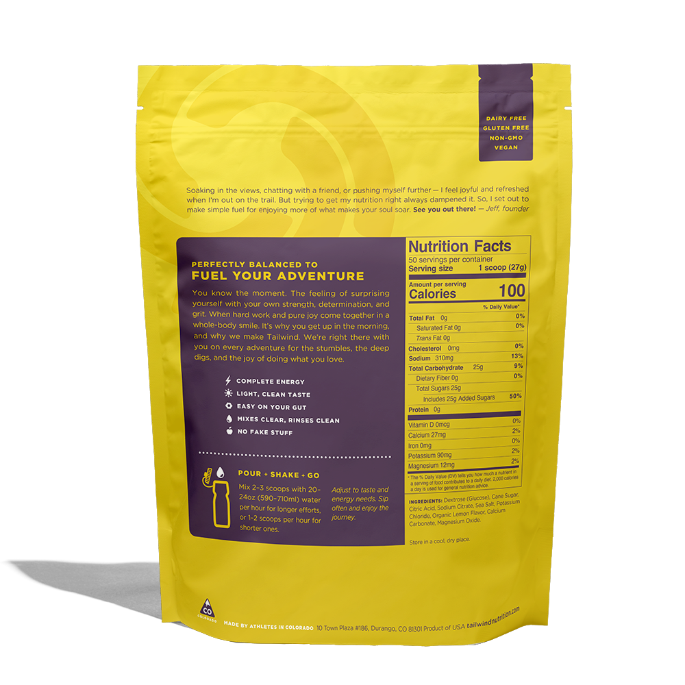 Endurance Fuel Limon - Tailwind